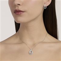 Collana Mabina Donna Goccia dopo Goccia in Argento Zircone 553883 - 553883